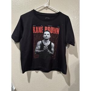 NWOT Kane Brown Official Merchandise Drunk or Dreaming 2023 Tour Cropped Tee L